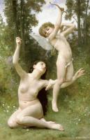 Bouguereau, William-Adolphe - L'Amour s'envole(Love Takes Flight)